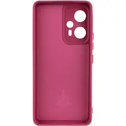 Чохол Silicone Cover Lakshmi Full Camera (A) для Xiaomi Redmi Note 12T Pro Бордовий / Marsala - мініатюра 2