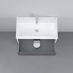 Тумба підлогова AM.PM GEM S 75 см з умивальником M91-FSX0752-WC0752BF38 - мініатюра 3