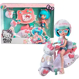Ігровий набір 4SF Manga Dolls серії Hello Kitty Красуня Пінк на скутері з аксесуарами (HKTF3000)