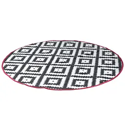 Килимок для пікніка Bo-Camp Falconwood Round Black/White (4271100), Чорний - мініатюра 2