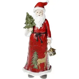 Статуетка декоративна "Санта з ялинкою" Bona 13х12,5х31,5 см dec0008832