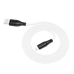 Кабель Avantis AC-87i Silicone USB – Lightning- чорно-білий