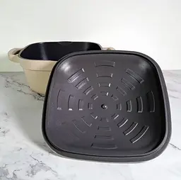 Каструля з кришкою Pepper Panna PR-2316-24 алюмінієва 5.1 л 24 см Білий - мініатюра 3
