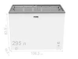 Морозильная витрина Prime Technics CCS 29859 M - миниатюра 3