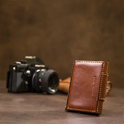 Шкіряна візитниця GRANDE PELLE 7х10х1,5 см acs0018805 - мініатюра 8