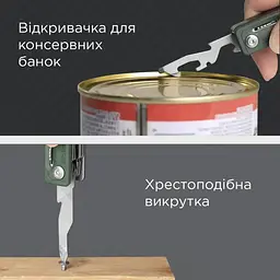 Мультитул NexTool Multi Functional Knife, зелений - мініатюра 5