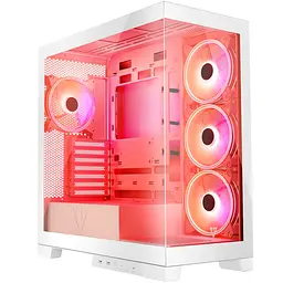 Корпус Modecom VOLCANO SPACE APEX ARGB 4x140mm fans MIDI USB 3.0x2+TYPE-C БІЛИЙ без Блок живлення ATX