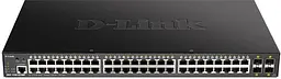 Комутатор мережевий D-Link DGS-1250-52XMP