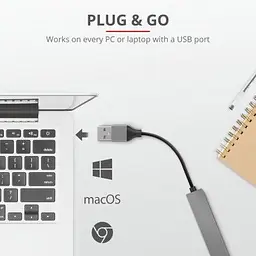 Концентратор Trust Halyx Aluminium 4-Port Mini USB Hub (23786_TRUST) - мініатюра 6