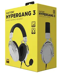 Ігрова гарнітура HATOR Hypergang 3 Hi-Res White (ESH06) - мініатюра 8