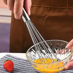 Вінчик кульковий з нержавіючої сталі 26 см, Kitchen Master Сріблястий 87353 - мініатюра 3