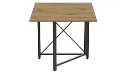 Стіл-книга трансформер Оріон 1 Ferrum-decor 750x810x730 Чорний метал ДСП Дуб Артізан 16 мм (FRD-104602) - мініатюра 6