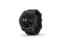Смарт-годинник Garmin Fenix 7X Sapphire Solar Carbon Gray DLC Titanium with Black Band (010-02541-10/11)