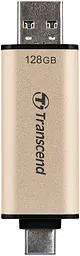 Накопичувач 128GB USB 3.2 Type-A + Type-C JetFlash 930 R420/W400MB/s Чорний Transcend teh0013382 - мініатюра 9