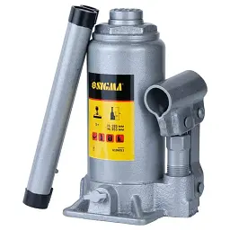 Домкрат Sigma гідравлічний пляшковий 5т H 185-355мм (6106051) - мініатюра 1