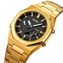 Наручний годинник чоловічий 1816GDBK Gold-Black Skmei acs0030572 - мініатюра 2
