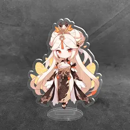 Акрилова колекційна фігурка Геншин Імпакт - Genshin Impact Chibi Нін Гуан 10 см
