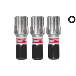 Біта SHOCKWAVE MILWAUKEE, TX45, 25мм, (3шт)