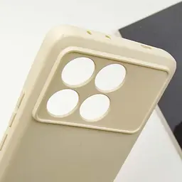 Чохол TPU GETMAN Liquid Silk Full Camera для Xiaomi Poco X6 Pro Пісочний / Sand - мініатюра 6