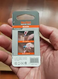 Міні-Мультитул NexTool (KT5521) EDC box cutter Shark Blue, Синій - мініатюра 14