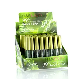 Блиск для губ HUDABEAUTY Christian Soothing Gel Aloe Vera 99 зволожуючий проявляється 9003