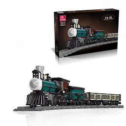 Конструктор паровоз із вагонами Jie Star 59001 Steam Train потяг залізниця локомотив ,560 детале - мініатюра 2