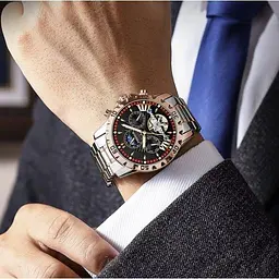 Чоловічий механічний годинник Poedagar Mechanical - мініатюра 5