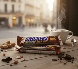 Шоколадний батончик Snickers Double Chocolate Bar 42 г - мініатюра 2