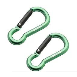 Брелок-карабін Munkees 3236 Pear 6х60 мм пара Grass Green (1012-3236-GG)