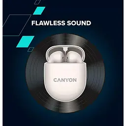 Навушники Canyon TWS headset TWS-6 Beige (CNS-TWS6BE) - мініатюра 11