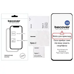 Скло захисне BeCover Apple iPhone 17 Pro Black (714078) - мініатюра 2