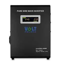 Гібридний ДБЖ/інвертор Volt Polska SINUS PRO 1000 W 12/230V 700/1000W (3SP100012W) - мініатюра 2