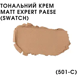 Тональний крем Paese Expert Matt Foundation відтінок 501C (True Beige) 30 мл - мініатюра 2