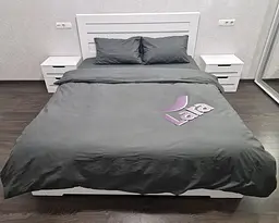 Постільна білизна LARA бязь Graphite d11065e2 євро - мініатюра 4
