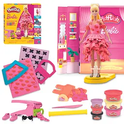 Набір для творчості Play-Doh Barbie Показ Моди з масою для ліплення (G1356)