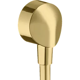 Шлангове під'єднання Hansgrohe FixFit E без зворотного клапана Polished Gold Optic 27454990, Золотий