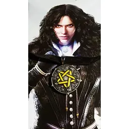 Намисто-чокер з медальйоном чаклунки Йенніфер Yennefer Відьмак 3 Дике полювання The Witcher TW 21.6 - мініатюра 2