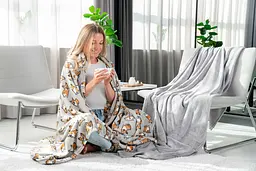 Плед Ardesto Flannel 160х200 см 100% поліестер коргі pbe0050436 - мініатюра 6