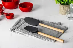 Лопатка для тіста KitchenAid Classic 30.1 см чорний (KQG630OHOBE) - мініатюра 4