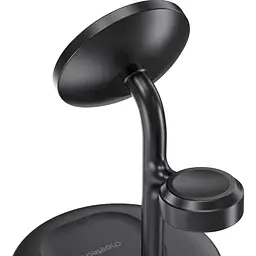 Бездротовий зарядний пристрій Choetech T585-F 3in1 Magnetic Wireless Charging Black [123385] - мініатюра 4