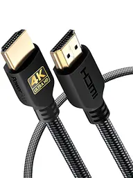 HDMI кабель PowerBear 4K 60Hz 1 м нейлоновый с позолоченными коннекторами