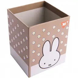 Стакан для письмового приладдя Yes Miffy картон 8х8х10 см бежевий (708335) - мініатюра 2