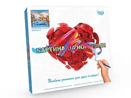 Набір для розпису за номерами 40x40 см KpN-02-01U,02U,03U,...10U "PAINTING BY NUMBERS" в коробці DANKO - мініатюра 7