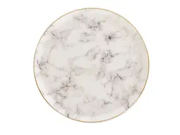 Тортівниця Alba ceramics Marble на ніжці з кришкою 30 см сіра (769-024) - мініатюра 3
