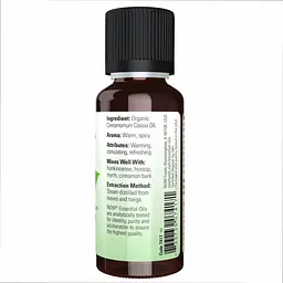 Олія касії Now Essential Org Cinnamon Cassia Oil 30 ml - мініатюра 3