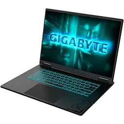 Ігровий ноутбук GIGABYTE A16 AMD Ryzen 7 260 до 5, 1 ГГц, 16 IPS 165 Гц, Full HD, 16 ГБ DDR5, 512 ГБ SSD, NVIDIA GeForce RTX 5060 8 ГБ GDDR7, чорна сталь - мініатюра 2