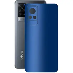 Захисна плівка StatusSKIN для Vivo X60 5G Корпус Вініл Синій матовий