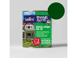 Емаль алкідна ПФ-115 BELLINI Темно-зелений 0.9кг
