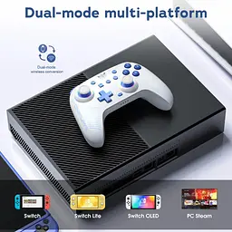 Геймпад Onikuma бездротовий M10 Pro для ПК PS4 PS5 Xbox універсальний акумуляторний джойстик з вібрацією та RGB підсвіткою - мініатюра 8