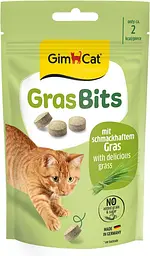Вітамізовані пігулки для кішок GimCat Gras Bits ДжимКет трав'яні кульки 40 г (G-417653/417271)